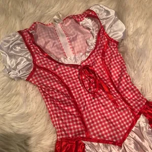 Red and White Gingham Costume Size XXS thumbnail 3