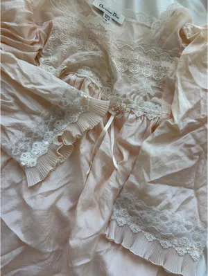Christian Dior Vintage Silk Top thumbnail 2