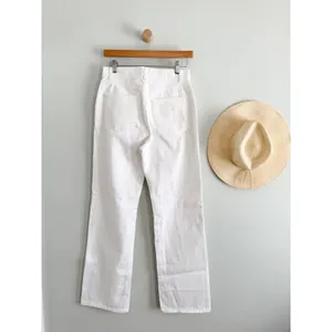 Madewell |‎ NWT Cleo Straight Jean Patch Pocket White Denim | Sz 26 thumbnail 9