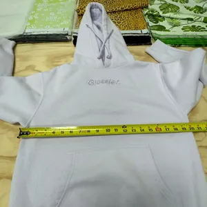 Glossier Limited Edition Embroidered Lavender Hoodie XS Oversized Women's thumbnail 13