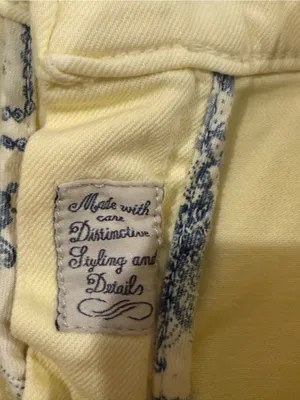 Maison Scotch La Parisienne Yellow Skinny Jeans Size 27/32 Stretch Denim thumbnail 8