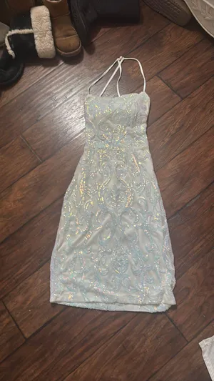 White Hoco Dress Size xs thumbnail 1