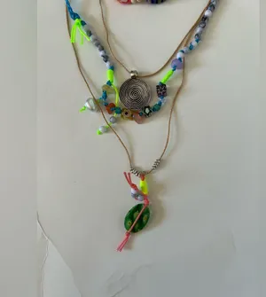 Free People x Ariana Ost, My Magic Layered necklace nwt thumbnail 3