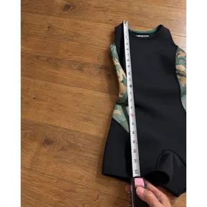 Patagonia Women's Yulex Shorty Wetsuit 4 Camo Green Black Spring Suit 86459 thumbnail 6