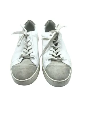 Vince Womens Sneakers Low Top Lace Up Leather White Size 6 thumbnail 2