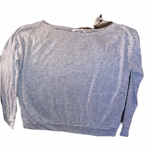 Victoria's Secret ✨HP✨ Grey Crew Long Sleeve Lounge Tee✨ thumbnail 4