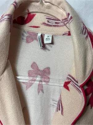 Women’s Pink Bow-Print Pajama Top – Nordstrom NWOT thumbnail 4