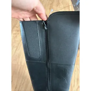 Clarks Women's Cheyn Lindie Knee High Boot Black Leather Size 7.5 M thumbnail 5