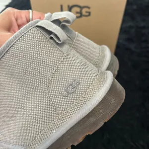 UGG Neumel gray winter fur lace up ankle boots booties shoes thumbnail 5