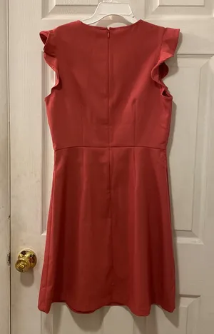 Loft Flutter Sleeve A-Line Dress thumbnail 2