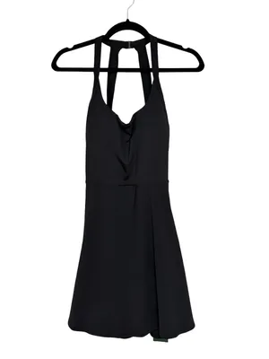 NEW Halara SoftlyZero Airy Backless Twisted Active Dress in Black - Size L thumbnail 5