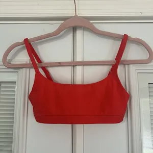 Skims Fits Everybody Scoop Neck Bralette Women’s‎ Size XS Poppy Red thumbnail 2