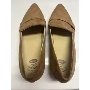 Dr Scholls 9M Emilia Pointed Toe Slip-On Tan Flat Loafer Comfort Shoes thumbnail 5