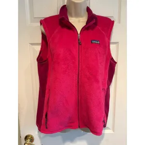 Patagonia Polartec Thermal Pro Vest Womens XL Pink Full Zip Fleece Gorpcore thumbnail 2