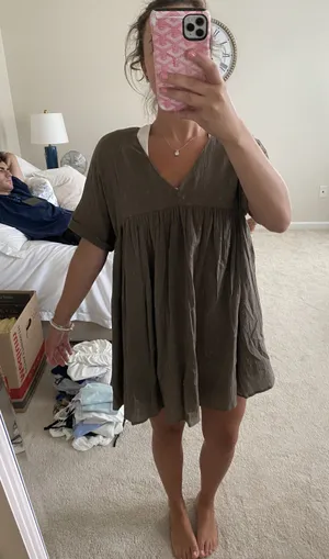 Babydoll Dress Green thumbnail 1