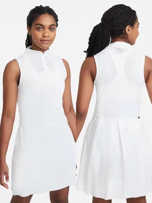 Nike Flex Ace Sleeveless Pleated Skirt Golf Dress Dry-Fit Sz S 🧡🍄 thumbnail 2