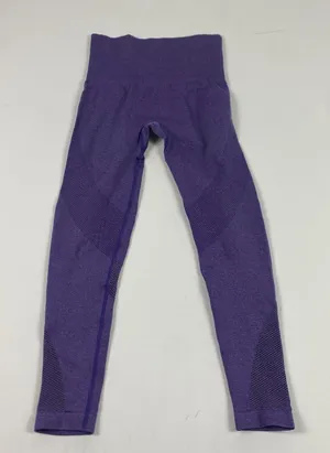 Fabletics Leggings Womens Small Purple Seamless High Waist Mesh Yoga Activewear thumbnail 1