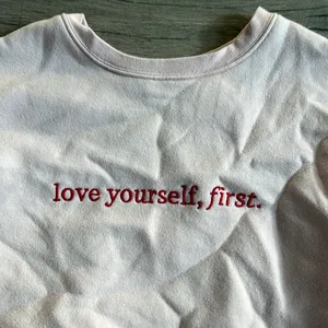Brunette the label love yourself first pullover sweatshirt Pink Size undefined thumbnail 2