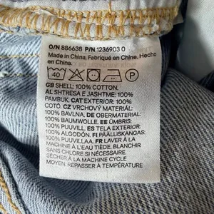 H&M Button Fly Straight Leg Jeans Size 10 thumbnail 6