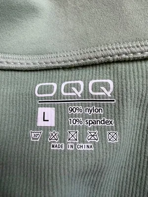 Women's Long Sleeve Sports Athletic Dress Quarter Zip Neck Sea Moss Green thumbnail 2
