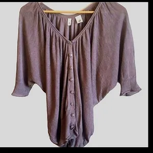 Anthropologie Moth linen blend dolman sweater thumbnail 1