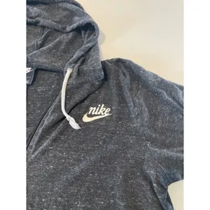 Nike Size 1X Charcoal Gray Lightweight Logo Hoodie thumbnail 4