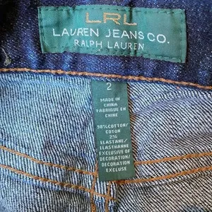 Lauren Ralph Lauren Women’s Dark Blue Wash Straight Leg Jeans thumbnail 4