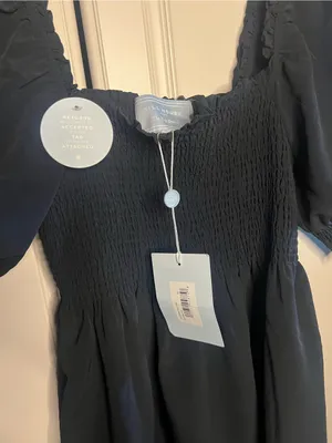 NWT Hill House Home Athena Nap Dress Black XS thumbnail 8