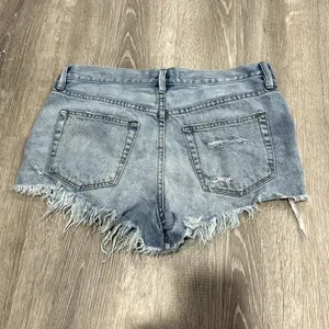 Free People We the Free Loving Good Vibrations Shorts Denim Jean Shorts Size 27 thumbnail 4