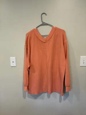 Pink Aerie Sweater V-Neck thumbnail 2