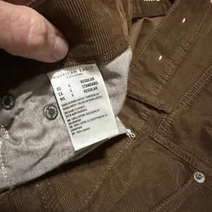 American Eagle's Women's Brown Corduroy Low-Rise Skater Jeans Pants Sz 4 Grunge thumbnail 6