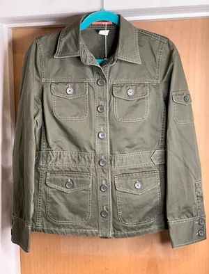J Crew Army Green Utility Jacket Gorpcore Hiking Outdoor - 100% Cotton. Size: S thumbnail 1
