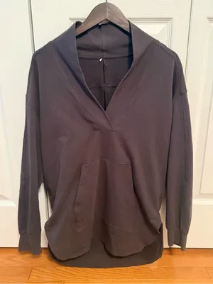 lululemon LA Oversized Long Sleeve Tunic in Dark Gray thumbnail 3