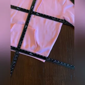XL Hoodie Hooded Sweatshirt Bubblegum Pink Faith Over Fear GUC Shein thumbnail 4