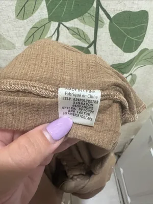 Sleeveless Brown Button thumbnail 4