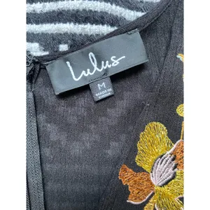 Lulu’s Puerto Vallarta Black Embroidered Maxi Dress thumbnail 15