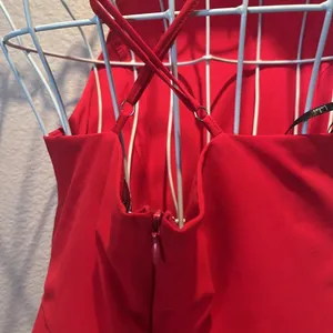 Lulu’s Starlet Red Ruched Maxi Dress Size Medium thumbnail 11