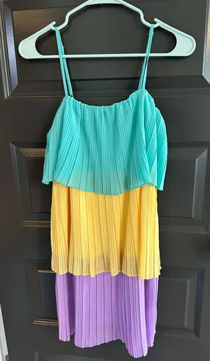Entro Tiered Multicolor Dress Formal/Semi formal | Easter, Wedding, Spring thumbnail 1