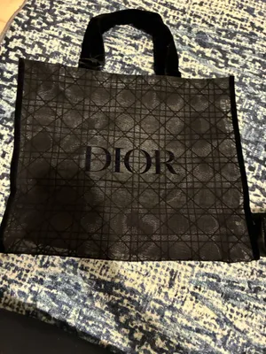 Christian Dior Black Tote Bag and Makeup Bag thumbnail 3