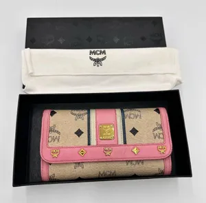 MCM MCM Multicolor Visetos Coated Canvas and Leather Long Trifold Wallet thumbnail 3