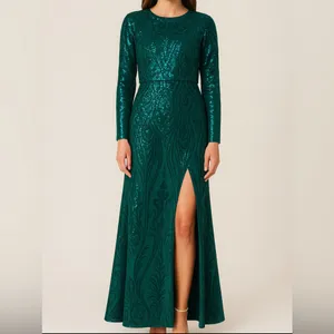 Lulus women’s size M Emerald Sequin Strapless Dress & Matching Top Set NWT(E8)✨ thumbnail 2
