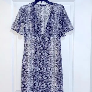 Aqua python print maxi dress size small thumbnail 3