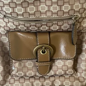 Nine West Y2k vintage Brown  mini  backpack thumbnail 10