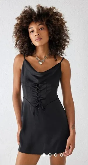 Urban Outfitters Light Before‎ Dark Carly Corset Slip Dress thumbnail 1