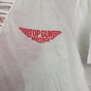 Top Gun Maverick | Cropped White Fly Girl Top sz Large (11-13) thumbnail 2
