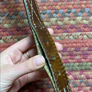 BROWN WESTERN LEATHER BELT thumbnail 2