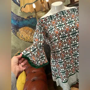 Lulus Boho Glam Open Back Medallion Print Bell Sleeve Mini Dress Size Large thumbnail 5