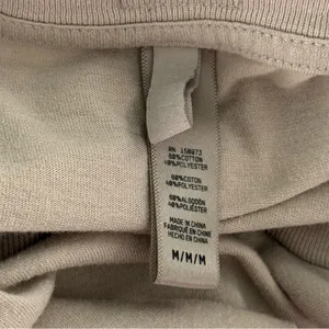 Skims Relaxed Fit Long Sleeve Tee in Stone thumbnail 4
