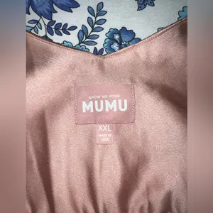 Beautiful New Show Me Your Mumu Faith Satin Maxi Dress! thumbnail 6
