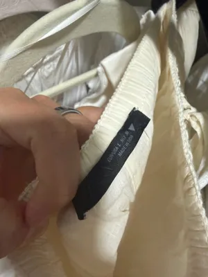 ZARA Dress Mini White Strapless thumbnail 3